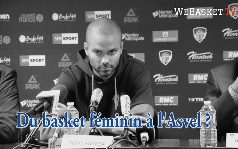 Tony Parker en conférence de presse évoque le basket féminin
