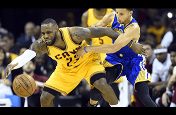 Stephen Curry et LeBron James