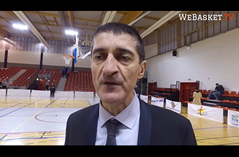 Le président de la Fédération Française de BasketBall Jean-Pierre Siutat à Aulnoye-Aymeries