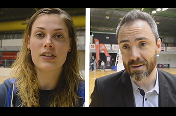 Mathilde Combes et Benoît Marty après Toulouse-Chartres (70-72) en LF2