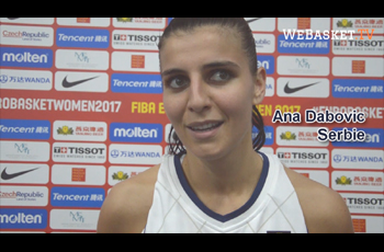 Ana Dabovic après Serbie-Grèce