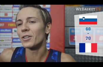 Céline Dumerc après Slovenie-France