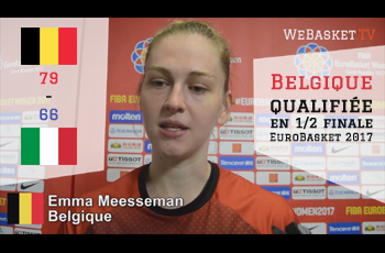 Emma Meeseman après Belgique-Italie