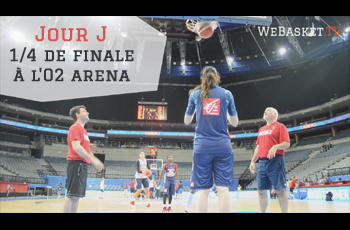 Entrainement de la France à l'O2 arena avant d'affronter la Slovaquie