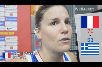Gaëlle Skrela après la demi-finale