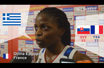 Olivia Epoupa après France-Slovaquie