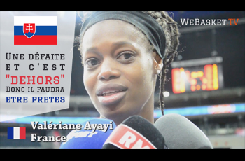 Valériane Ayayi avant France-Slovaquie