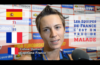 Celine-Dumerc après Espagne-France