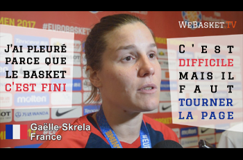 Gaëlle Skrela après son dernier match
