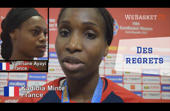 Valériane Ayayi et Kadidia Minté après Espagne-France