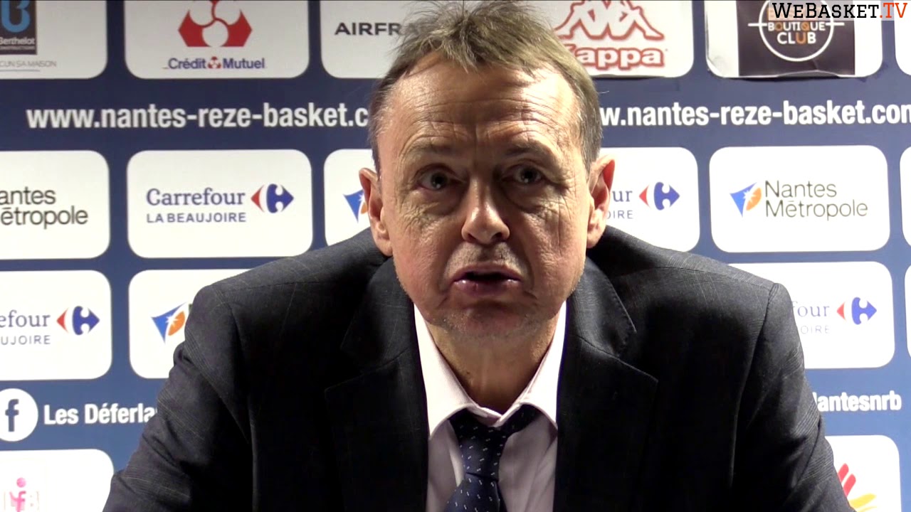 Valéry DEMORY colère froide après la défaite du Lyon ASVEL à Nantes