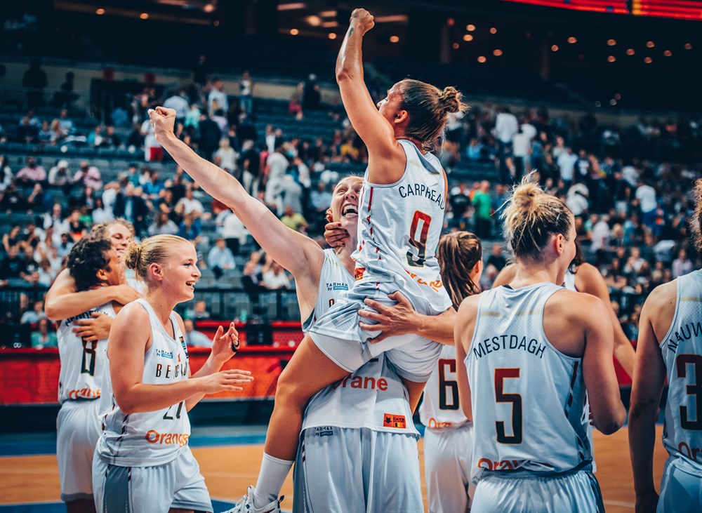 belgique medaillees de bronze a l'eurobasket feminin 2017