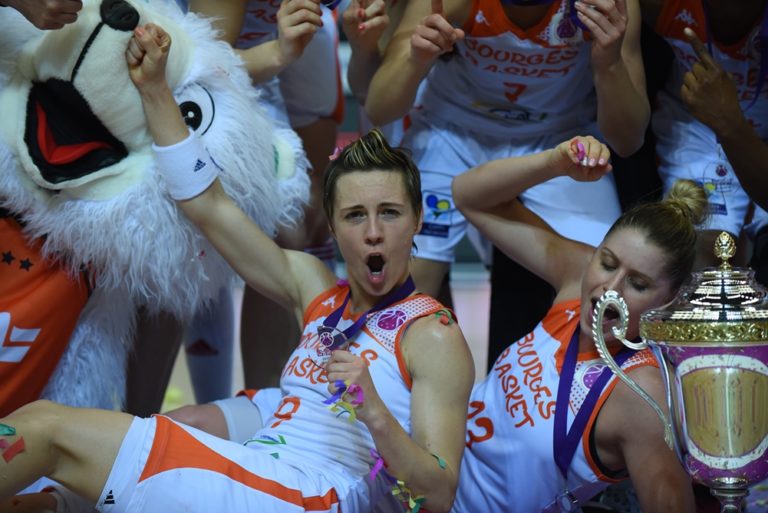 celine dumerc remporte l'eurocup 2016 avec bourges