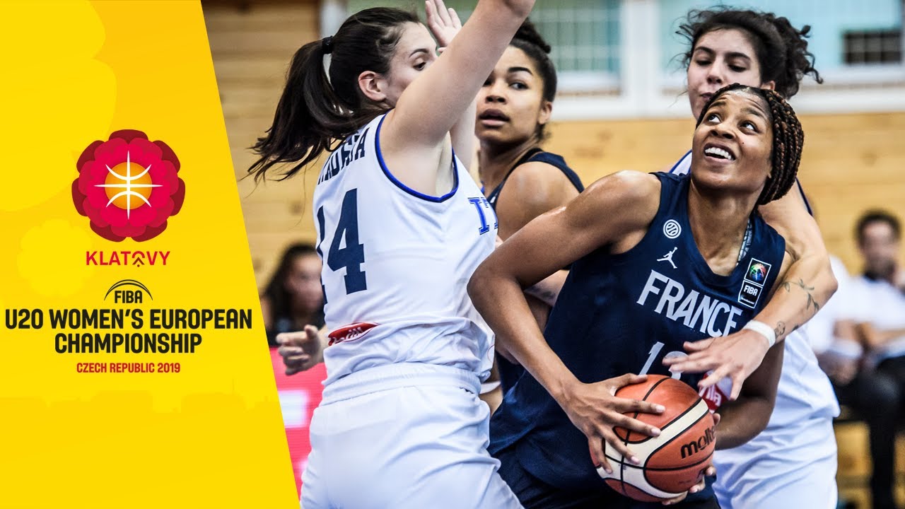 Replay FRANCE vs ITALIE (5234) Eurobasket féminin U20 2019