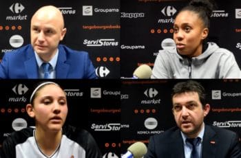 Fred Dusart, Iliana Rupert, Natalie Achonwa et Olivier Lafargue