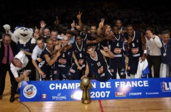 Chorale Roanne Basket champion de France de Pro A en 2006-2007