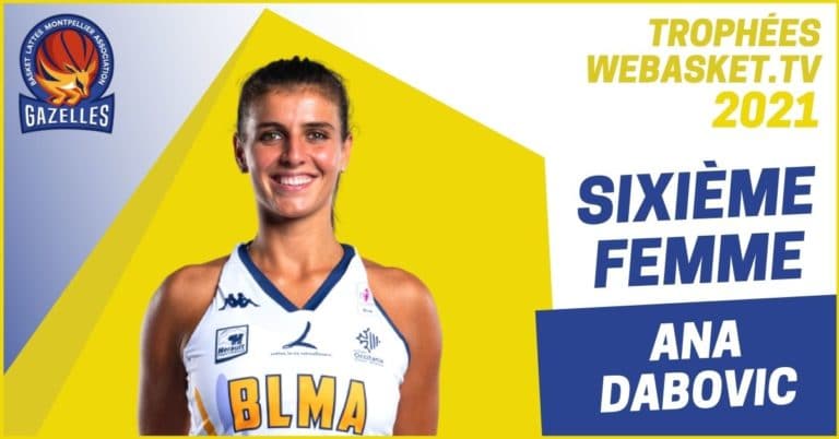 ana dabovic meilleure sixieme femme de lfb 2021 (6woy)