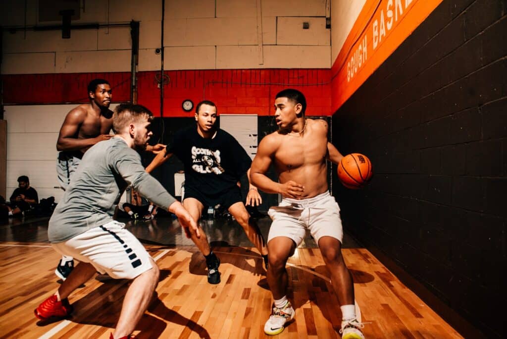 entrainement 2 x 2 basket ball