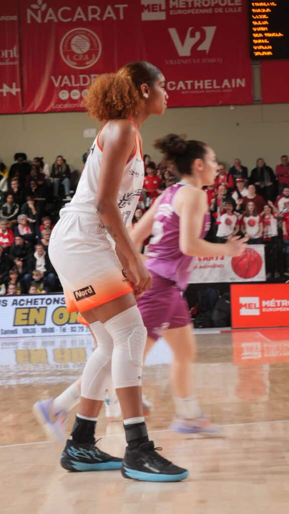 A 19 ans, Maïa Hirsch est en train de réaliser sa meilleure saison en LFB. Crédit photo : Thomas Palmier.