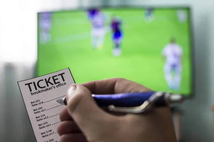 ticket de pari sportif