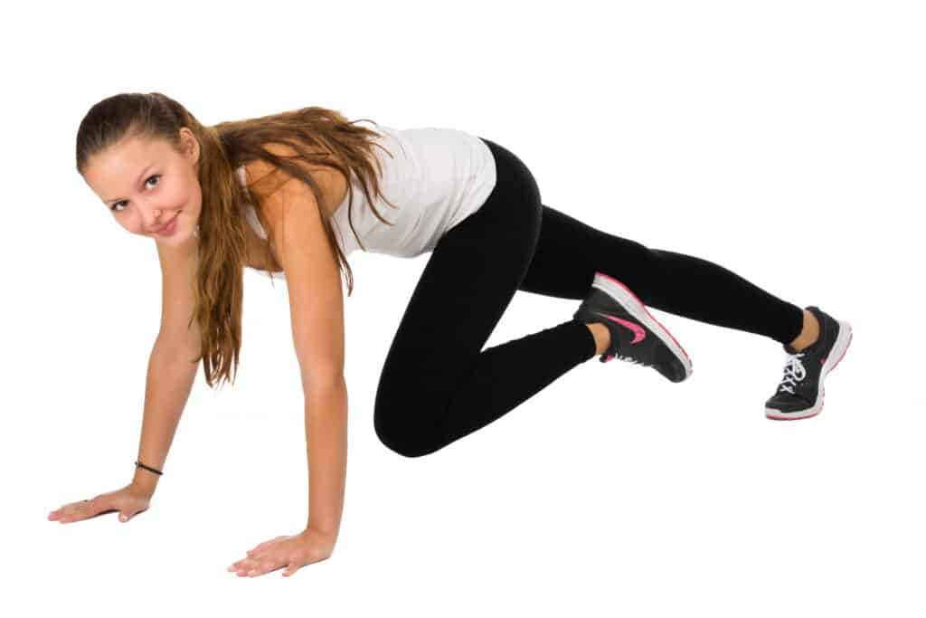 Exercice abdominal : Montain climber