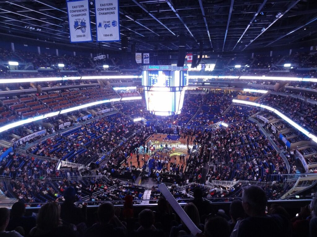 Salle de basket ball NBA des Orlando Magic