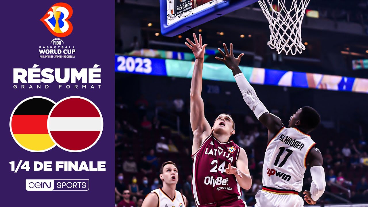 L'Allemagne élimine la Lettonie et file en demifinale de la Coupe du Monde